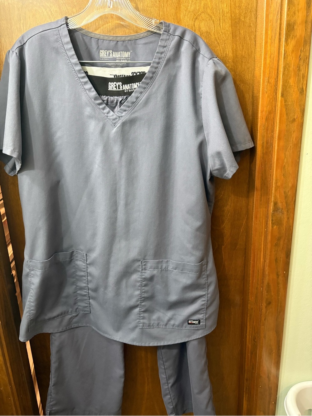 Grey's Anatomy Scrub Top & pants in Slate gray XLP